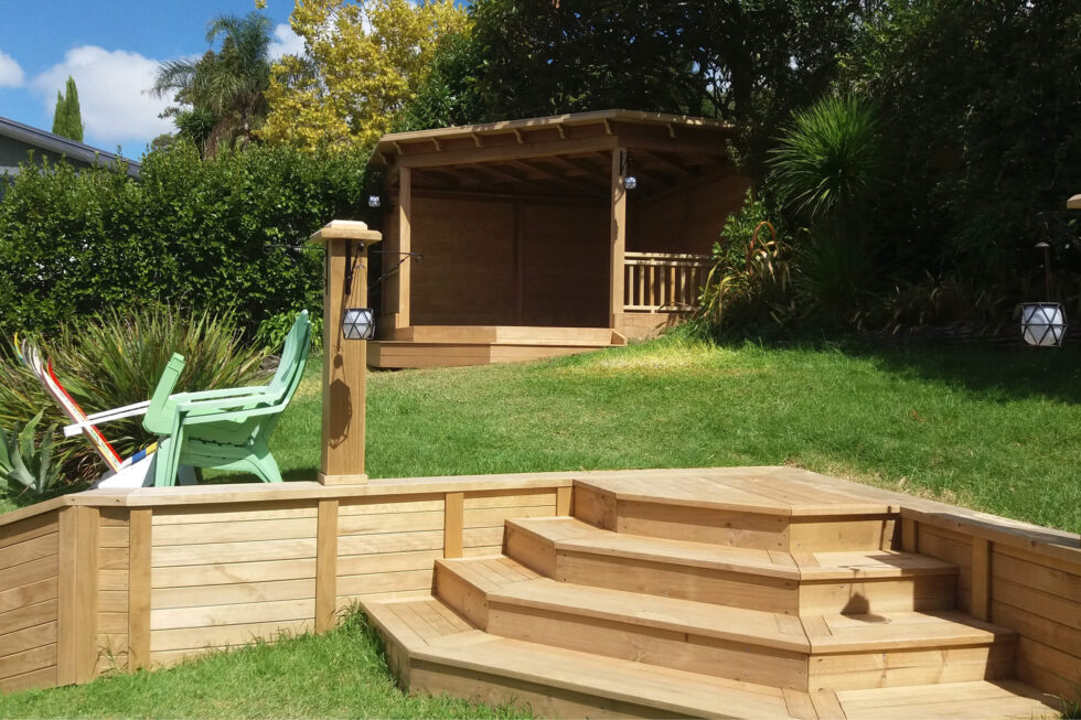 Access Steps and Pergola