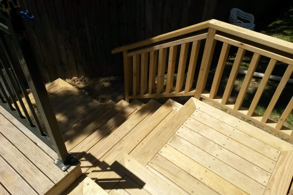 Steps Handrail and Landing 45x45