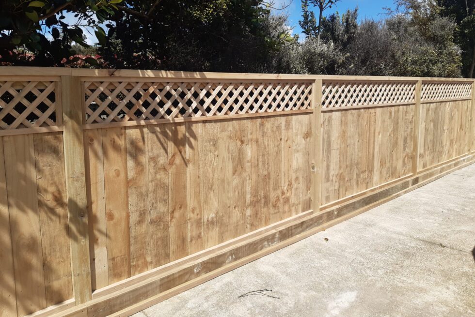Trellis Top Fence