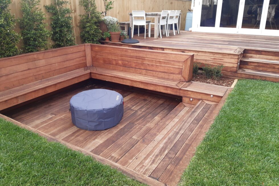 Fire Pit Kwila Deck