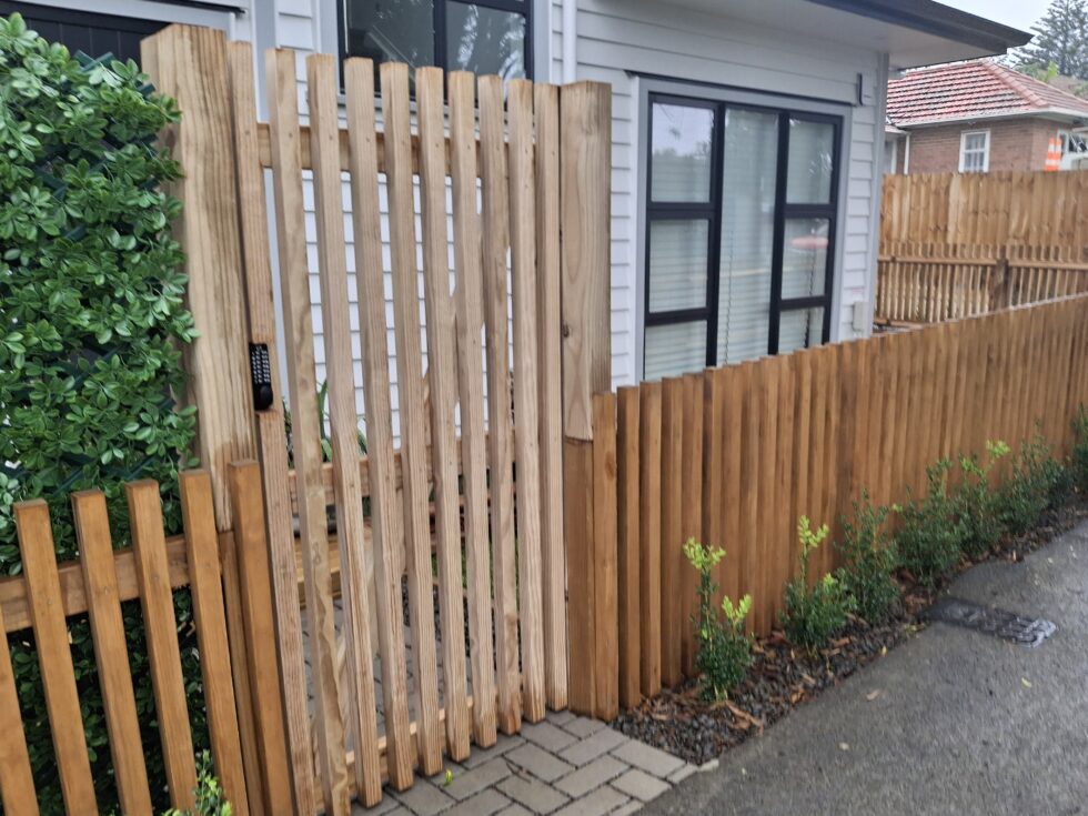 Custom Gate and Mechanical Keypad lock