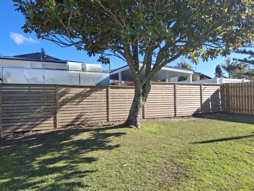 New 90x19 Horizontal Fence, custom built