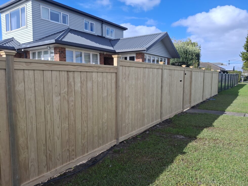 New Ship lap Fence and Pedestrian Gate