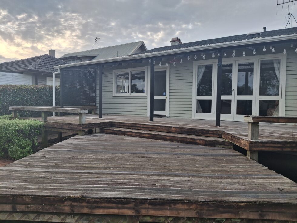 Original Deck Before Work Is Carried Out